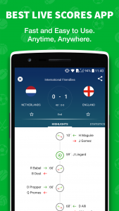 اسکرین شات برنامه Skores - Live Scores 1