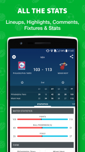 اسکرین شات برنامه Skores - Live Scores 4