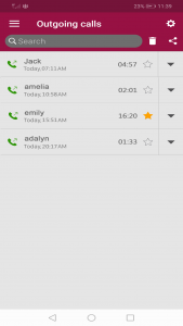 اسکرین شات برنامه call recorder 2