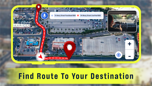 اسکرین شات 4 برنامه Live Satellite View GPS Map