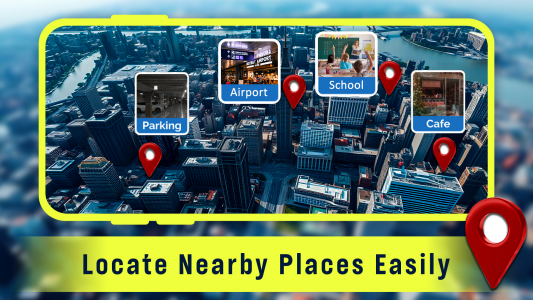 اسکرین شات 2 برنامه Live Satellite View GPS Map