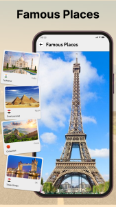 اسکرین شات 2 برنامه Live Satellite View GPS Map