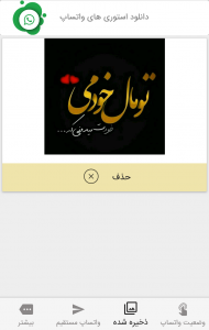اسکرین شات برنامه ذخیره استوری واتساپ 3