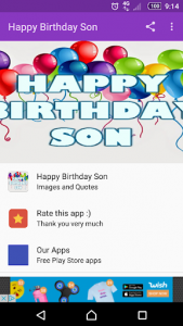 اسکرین شات برنامه Happy Birthday Son 1