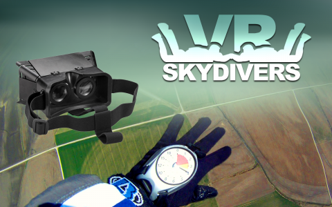 اسکرین شات برنامه VR Sky diving fun 1