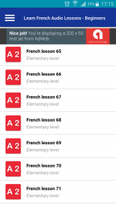 اسکرین شات برنامه Learn French for Beginners 3
