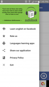 اسکرین شات برنامه Easy English Audiobooks - Lear 8