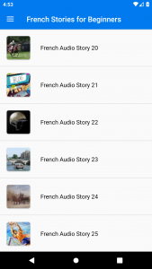 اسکرین شات برنامه French Stories for Beginners - Story Audiobooks 6