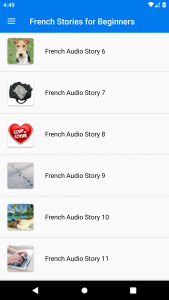 اسکرین شات برنامه French Stories for Beginners - Story Audiobooks 2