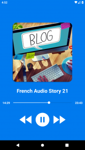 اسکرین شات برنامه French Stories for Beginners - Story Audiobooks 5
