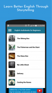 اسکرین شات برنامه English Audiobook & Fairytales 2