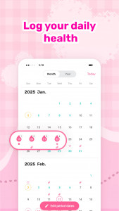 اسکرین شات برنامه Luna - AI Period Calendar 4