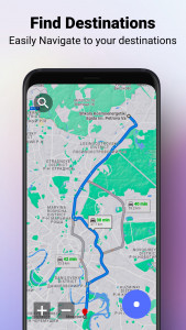 اسکرین شات برنامه GPS Maps and Navigation 1