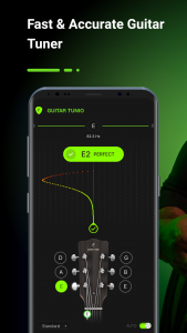 اسکرین شات برنامه Guitar Tuner, GuitarTunio 1