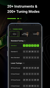 اسکرین شات برنامه Guitar Tuner, GuitarTunio 3