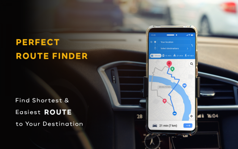 اسکرین شات 4 برنامه Perfect Route Finder - 2022