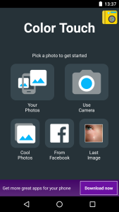 اسکرین شات 1 برنامه Color Touch Effects