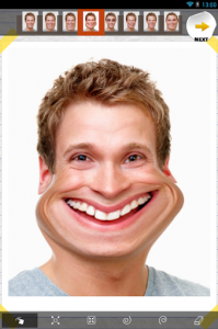 اسکرین شات برنامه Funny Face Effects 5
