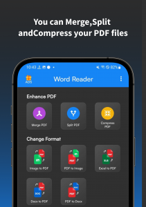 اسکرین شات برنامه Docx Reader Word Office viewer 2