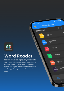 اسکرین شات 3 برنامه Docx Reader Word Office viewer