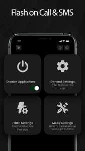اسکرین شات برنامه Flash on Call and SMS 2