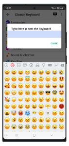 اسکرین شات 3 برنامه Classic Big Keyboard