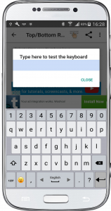 اسکرین شات برنامه Classic Big Keyboard 1