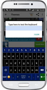 اسکرین شات برنامه Classic Big Keyboard 8