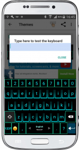 اسکرین شات برنامه Classic Big Keyboard 4