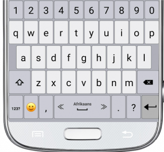 اسکرین شات برنامه Afrikaans Language Pack for AppsTech Keyboards 1