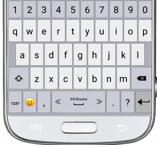 اسکرین شات برنامه Afrikaans / AppsTech Keyboard 1