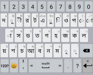 اسکرین شات برنامه Bengali Language Pack for AppsTech Keyboards 2