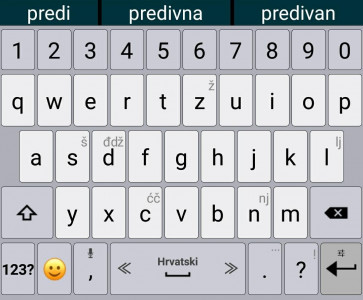 اسکرین شات برنامه Croatian/Hrvatski for AppsTech 2