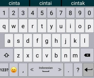 اسکرین شات برنامه Indonesian /AppsTech Keyboards 1
