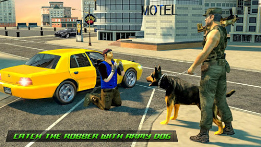 اسکرین شات برنامه US Army dog chase simulator – army shooting games 8