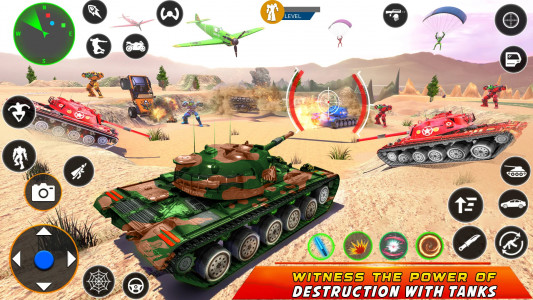 اسکرین شات برنامه Army Bus Robot Car Game 3d 3