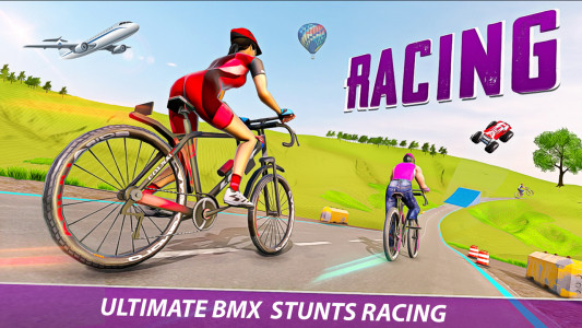 اسکرین شات بازی Bicycle Racing Game: BMX Rider 3