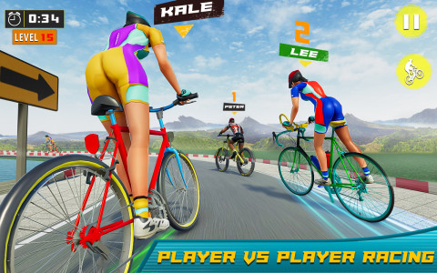اسکرین شات 2 بازی Bicycle Racing Game: BMX Rider