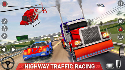 اسکرین شات 5 برنامه Dragon Robot Car Games 3d