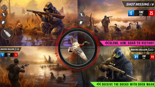 اسکرین شات برنامه Duck Hunting 3d: Birds Shooter 3