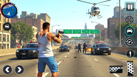 اسکرین شات 5 بازی Vegas Gangster Crime Car Games