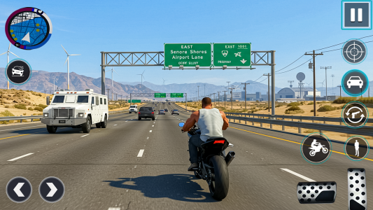 اسکرین شات 3 بازی Vegas Gangster Crime Car Games