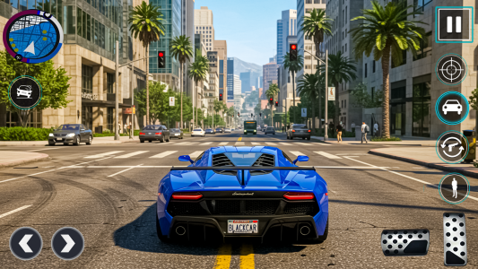 اسکرین شات 4 بازی Vegas Gangster Crime Car Games