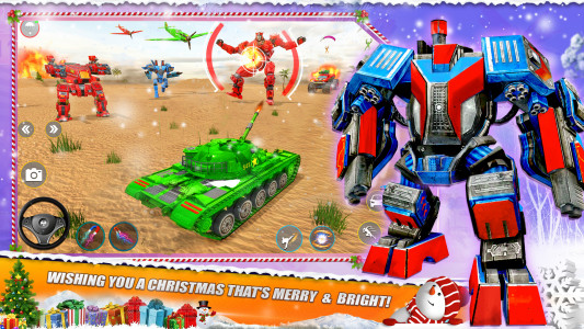 اسکرین شات برنامه Multi Robot Wars - Robot Games 2