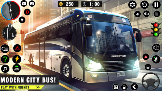 اسکرین شات برنامه Coach Bus Driving Simulator 3D 2