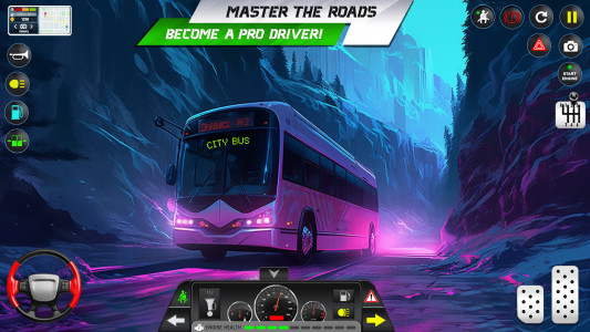 اسکرین شات برنامه Coach Bus Driving Simulator 3D 5