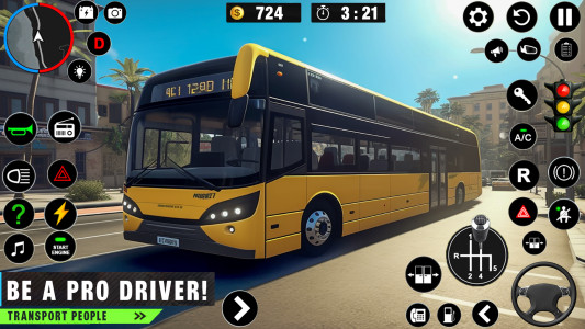 اسکرین شات برنامه Coach Bus Driving Simulator 3D 6
