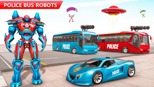 اسکرین شات برنامه Bus Robot Wars: Car Robot Game 7