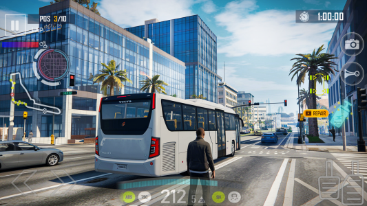 اسکرین شات برنامه City Coach Bus Simulator 3D 3