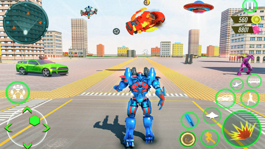 اسکرین شات برنامه Bus Robot Wars: Car Robot Game 6